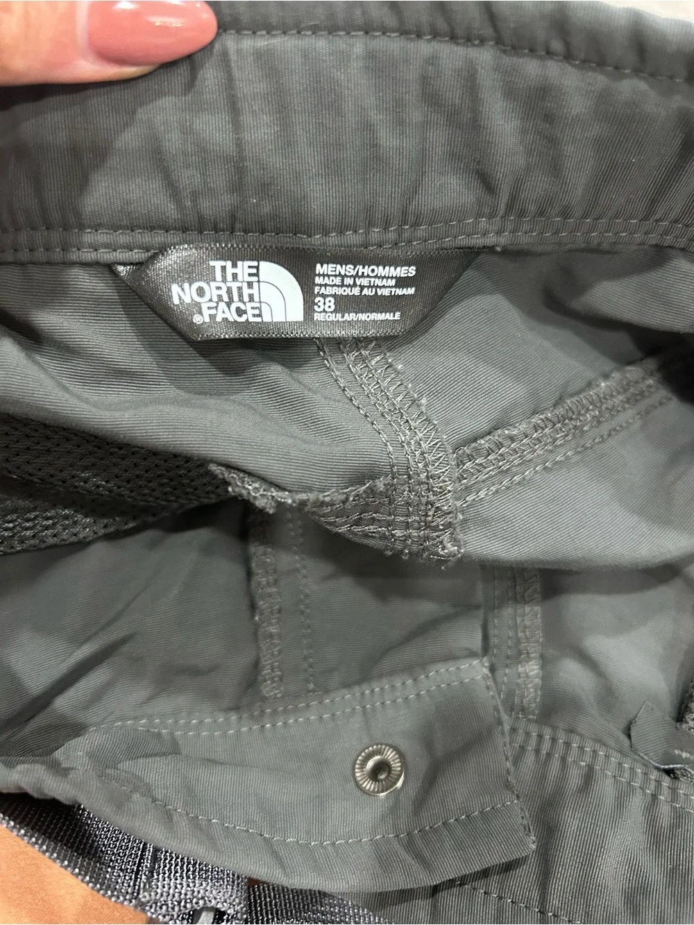 The North Face Men’s Dark Gray Cargo Shorts